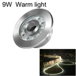 조경 링 LED 스테인리스 스틸 수중 분수 조명, 6W, 9W, 12W, 18W, 24W