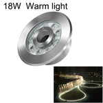 조경 링 LED 스테인리스 스틸 수중 분수 조명, 6W, 9W, 12W, 18W, 24W