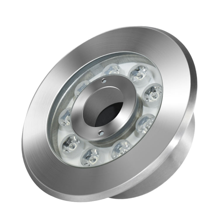 조경 컬러풀 색상 변환 링 LED 스테인리스 스틸 수중 분수 조명, 9W, 12W, 24W