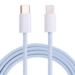 PD USB-C / Type-C to 8 핀 데이터 케이블, 케이블 길이: 1m, 12W, 20W