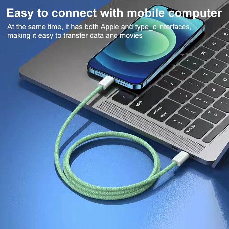 PD USB-C / Type-C to 8 핀 데이터 케이블, 케이블 길이: 1m, 12W, 20W