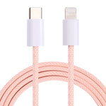 PD USB-C / Type-C to 8 핀 데이터 케이블, 케이블 길이: 1m, 12W, 20W