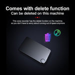K2 휴대용 초슬림 카드 음성 녹음기, 4GB, 8GB, 16GB, 32GB