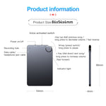 K2 휴대용 초슬림 카드 음성 녹음기, 4GB, 8GB, 16GB, 32GB