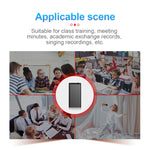 Q1 지능형 HD 노이즈 감소 음성 제어 녹음기, 8GB, 16GB, 32GB