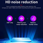 Q37 지능형 HD 노이즈 감소 음성 녹음기, 4GB, 8GB, 16GB, 32GB