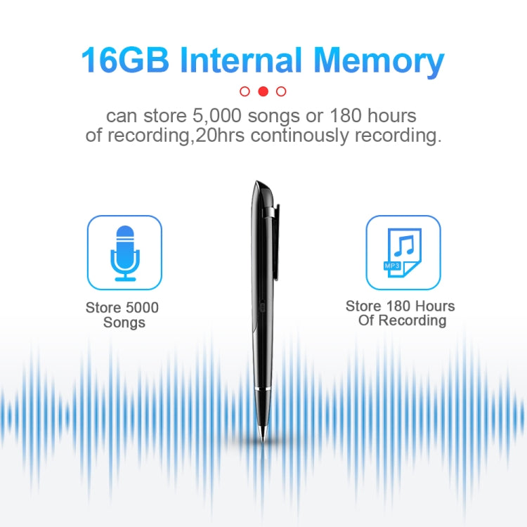 Q9 AI 지능형 고화질 노이즈 감소 회의 녹음 펜 음성 제어 녹음기, 4GB, 8GB, 16GB, 32GB