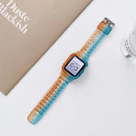 젤리 그라데이션 투명 TPU 스트랩 시계줄, 애플 워치 시리즈 7 41mm / 6&SE&5&4 40mm / 3&2&1 38mm, 7 45mm / 6&SE&5&4 44mm / 3&2&1 42mm용