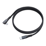 6A PD 20W USB-C / Type-C to 8 핀 엘보우 휴대폰 데이터 케이블, 1m, 2m