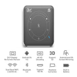 P11 854x480 DLP 스마트 프로젝터 적외선 리모컨 포함, 안드로이드 9.0, 4GB+32GB, 유럽 플러그, 미국 플러그, 영국 플러그, 호주 플러그