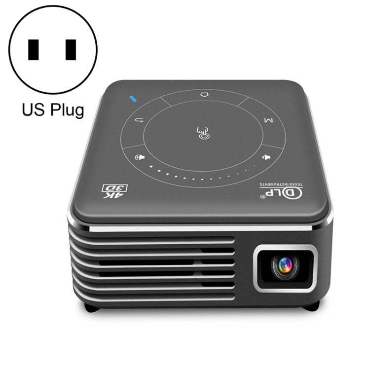 P11 854x480 DLP 스마트 프로젝터 적외선 리모컨 포함, 안드로이드 9.0, 4GB+32GB, 유럽 플러그, 미국 플러그, 영국 플러그, 호주 플러그
