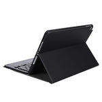A07B-A 양가죽 질감 정사각 키캡 블루투스 키보드 가죽 케이스 터치 컨트롤 포함, iPad 9.7 2018 & 2017 / Pro 9.7인치 / Air 2용, iPad Pro 10.5인치 / 10.2 2021 & 2020 & 2019 / Air 3용