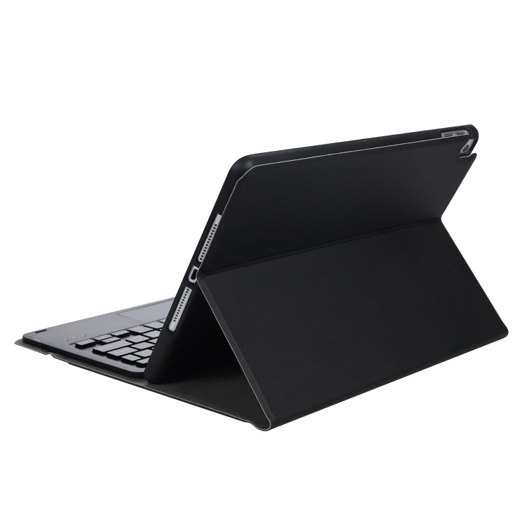 A07B-A 양가죽 질감 정사각 키캡 블루투스 키보드 가죽 케이스 터치 컨트롤 포함, iPad 9.7 2018 & 2017 / Pro 9.7인치 / Air 2용, iPad Pro 10.5인치 / 10.2 2021 & 2020 & 2019 / Air 3용
