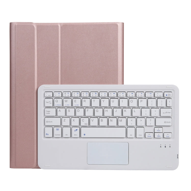 A07B-A 양가죽 질감 정사각 키캡 블루투스 키보드 가죽 케이스 터치 컨트롤 포함, iPad 9.7 2018 & 2017 / Pro 9.7인치 / Air 2용, iPad Pro 10.5인치 / 10.2 2021 & 2020 & 2019 / Air 3용