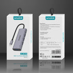 amalink 95119D 타입-C / USB-C to 4포트 USB + PD 3.0 다기능 허브 도킹 스테이션, 95119D