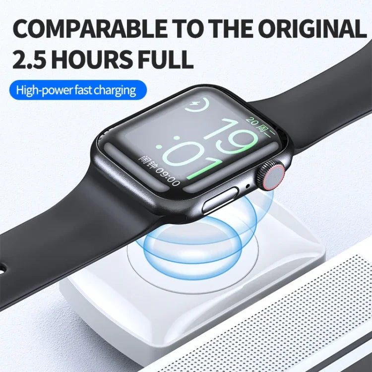 JJT-997 Type-C 인터페이스 이어폰 및 시계 양면 무선 충전기, AirPods & iWatch용