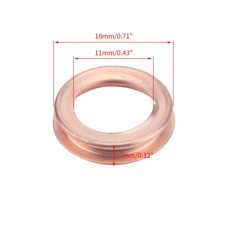 Car Drain Plug Crush Washer Gaskets 1102601M02 for Nissan, A5421 10 in 1