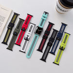 실리콘 시계줄 애플 워치 시리즈용, 7 41mm / 6&SE&5&4 40mm / 3&2&1 38mm, 7 45mm / 6&SE&5&4 44mm / 3&2&1 42mm