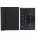H-102C 터치 블루투스 키보드 가죽 케이스 후면 3단 접이식 홀더 포함, iPad 10.2 2020 & 2019 / Pro 10.5인치용