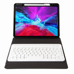 H-102 블루투스 키보드 가죽 케이스, 후면 3단 접이식 거치대 포함, iPad 10.2 2020 & 2019 / Pro 10.5인치용, iPad 9.7 2018 & 2017용, iPad Pro 11인치 2021 & 2020 & 2018 / Air 2020 10.9인치용