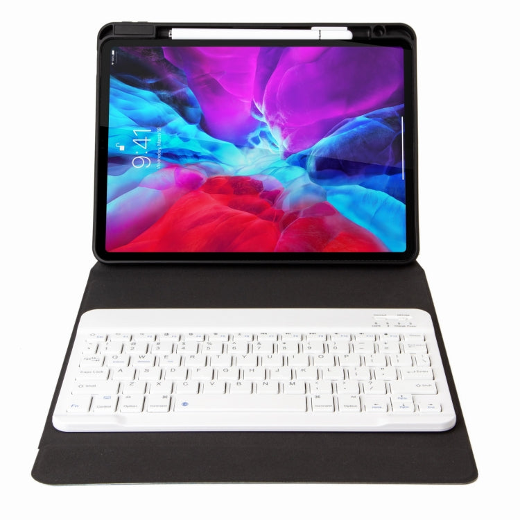 H-102 블루투스 키보드 가죽 케이스, 후면 3단 접이식 거치대 포함, iPad 10.2 2020 & 2019 / Pro 10.5인치용, iPad 9.7 2018 & 2017용, iPad Pro 11인치 2021 & 2020 & 2018 / Air 2020 10.9인치용
