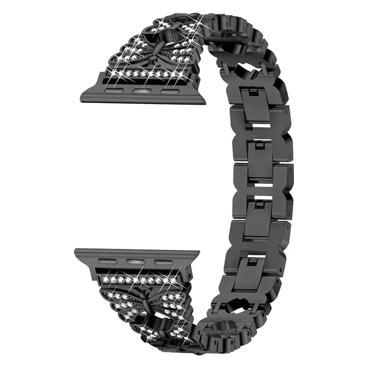 스테인리스 스틸 시계줄, 애플 워치 시리즈용, 7 41mm / 6&SE&5&4 40mm / 3&2&1 38mm, 7 45mm / 6&SE&5&4 44mm / 3&2&1 42mm