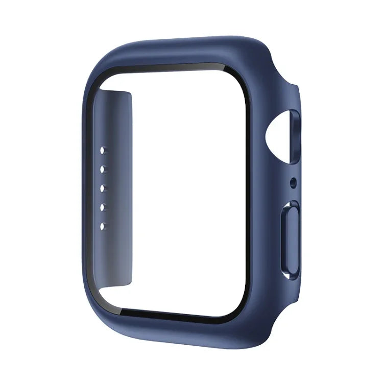 ROCK 2-in-1 PC 프레임 + 강화유리 보호 케이스, 애플 워치 시리즈 9 / 8 / 7 41mm용, 애플 워치 시리즈 9 / 8 / 7 45mm용