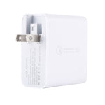 A3 PD 18W USB-C / 타입-C + QC3.0 USB + 듀얼 USB 인터페이스 여행용 충전기, US 플러그, EU 플러그, UK 플러그