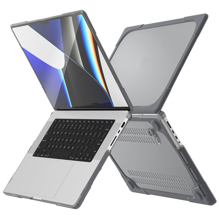 TPU + PC 투톤 노트북 보호 케이스, 맥북 프로 14.2인치 A2442 2021용