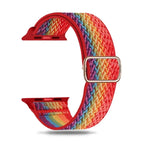 W 텍스처 나일론 스트랩, 애플 워치 시리즈용, 7 41mm / 6&SE&5&4 40mm / 3&2&1 38mm, 7 45mm / 6&SE&5&4 44mm / 3&2&1 42mm