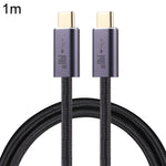 140W USB 2.0 USB-C / 타입-C 남성형 to USB-C / 타입-C 남성형 꼬임 방지 데이터 케이블, 1m, 1.5m, 2m