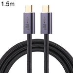 140W USB 2.0 USB-C / 타입-C 남성형 to USB-C / 타입-C 남성형 꼬임 방지 데이터 케이블, 1m, 1.5m, 2m