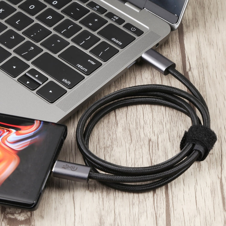 20Gbps USB 3.2 USB-C / 타입-C 남성형 to USB-C / 타입-C 남성형 꼬임 방지 데이터 케이블, 0.5m, 1m, 1.5m, 2m, 3m