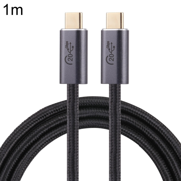 20Gbps USB 3.2 USB-C / 타입-C 남성형 to USB-C / 타입-C 남성형 꼬임 방지 데이터 케이블, 0.5m, 1m, 1.5m, 2m, 3m