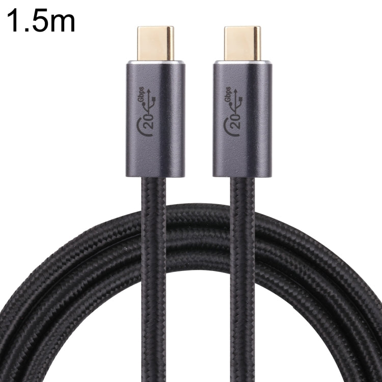 20Gbps USB 3.2 USB-C / 타입-C 남성형 to USB-C / 타입-C 남성형 꼬임 방지 데이터 케이블, 0.5m, 1m, 1.5m, 2m, 3m