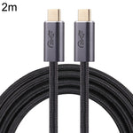 20Gbps USB 3.2 USB-C / 타입-C 남성형 to USB-C / 타입-C 남성형 꼬임 방지 데이터 케이블, 0.5m, 1m, 1.5m, 2m, 3m
