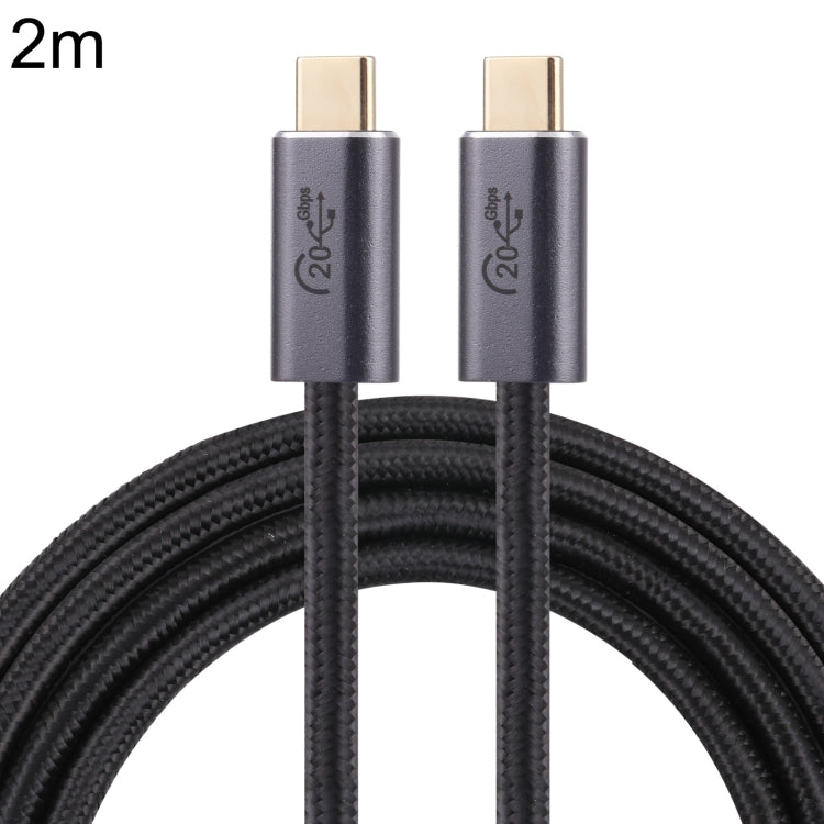 20Gbps USB 3.2 USB-C / 타입-C 남성형 to USB-C / 타입-C 남성형 꼬임 방지 데이터 케이블, 0.5m, 1m, 1.5m, 2m, 3m