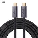 20Gbps USB 3.2 USB-C / 타입-C 남성형 to USB-C / 타입-C 남성형 꼬임 방지 데이터 케이블, 0.5m, 1m, 1.5m, 2m, 3m