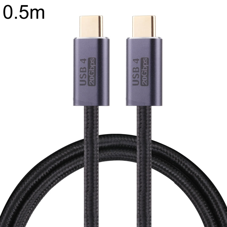 20Gbps USB 4 USB-C / 타입-C 남성형 to USB-C / 타입-C 남성형 꼬임 방지 데이터 케이블, 0.5m, 1m, 1.5m, 2m, 3m