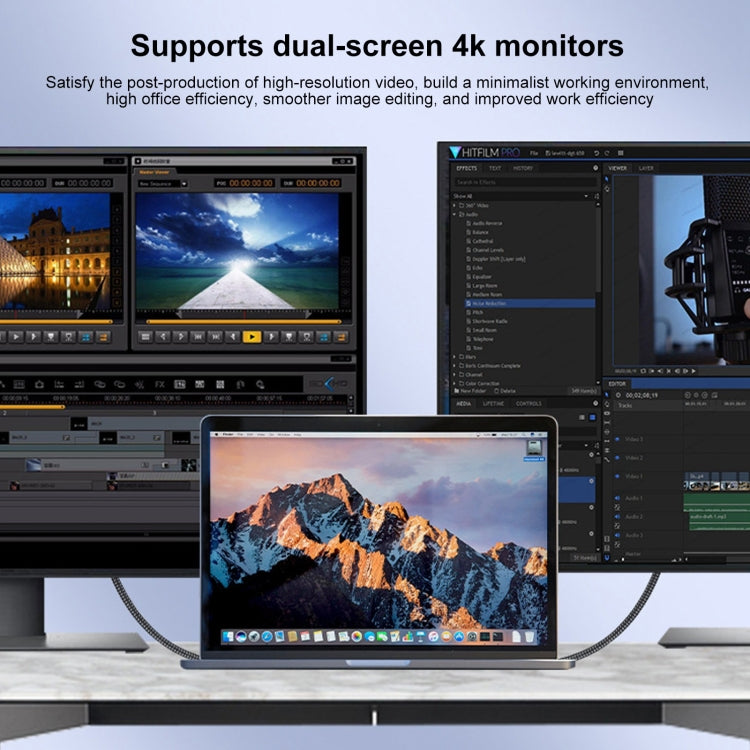 20Gbps USB 4 USB-C / 타입-C 남성형 to USB-C / 타입-C 남성형 꼬임 방지 데이터 케이블, 0.5m, 1m, 1.5m, 2m, 3m