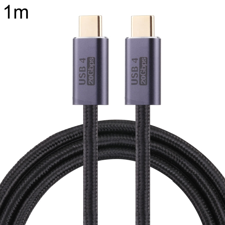 20Gbps USB 4 USB-C / 타입-C 남성형 to USB-C / 타입-C 남성형 꼬임 방지 데이터 케이블, 0.5m, 1m, 1.5m, 2m, 3m