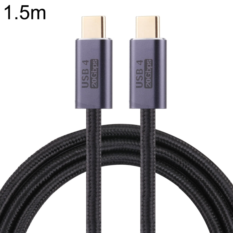 20Gbps USB 4 USB-C / 타입-C 남성형 to USB-C / 타입-C 남성형 꼬임 방지 데이터 케이블, 0.5m, 1m, 1.5m, 2m, 3m