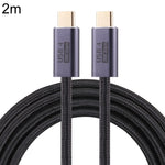 20Gbps USB 4 USB-C / 타입-C 남성형 to USB-C / 타입-C 남성형 꼬임 방지 데이터 케이블, 0.5m, 1m, 1.5m, 2m, 3m