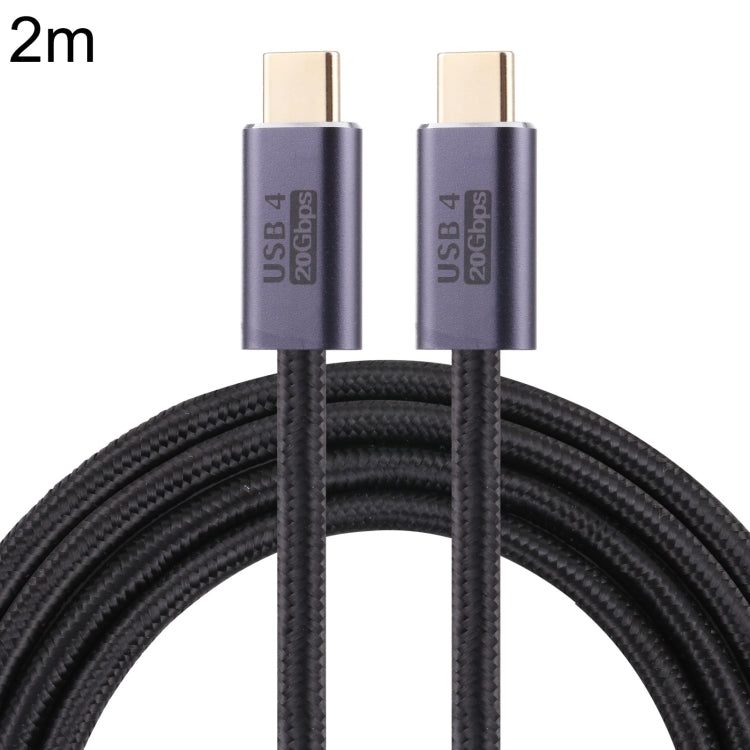 20Gbps USB 4 USB-C / 타입-C 남성형 to USB-C / 타입-C 남성형 꼬임 방지 데이터 케이블, 0.5m, 1m, 1.5m, 2m, 3m