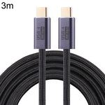 20Gbps USB 4 USB-C / 타입-C 남성형 to USB-C / 타입-C 남성형 꼬임 방지 데이터 케이블, 0.5m, 1m, 1.5m, 2m, 3m