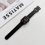 타원형 버클 천연 가죽 스트랩, Apple Watch 시리즈용, 7 41mm / 6&SE&5&4 40mm / 3&2&1 38mm, 7 45mm / 6&SE&5&4 44mm / 3&2&1 42mm