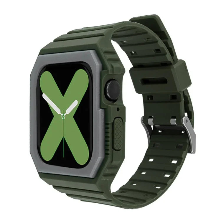 투톤 일체형 시계줄, Apple Watch 시리즈용, 7 41mm / 6&SE&5&4 40mm / 3&2&1 38mm, 7 45mm / 6&SE&5&4 44mm / 3&2&1 42mm