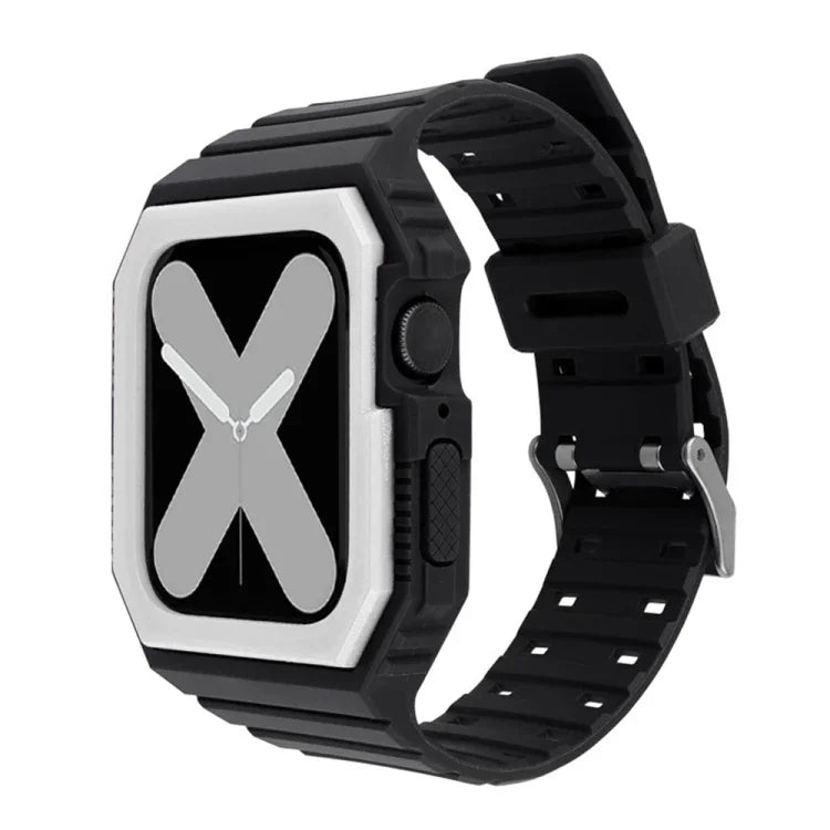 투톤 일체형 시계줄, Apple Watch 시리즈용, 7 41mm / 6&SE&5&4 40mm / 3&2&1 38mm, 7 45mm / 6&SE&5&4 44mm / 3&2&1 42mm