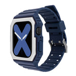 투톤 일체형 시계줄, Apple Watch 시리즈용, 7 41mm / 6&SE&5&4 40mm / 3&2&1 38mm, 7 45mm / 6&SE&5&4 44mm / 3&2&1 42mm