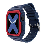 투톤 일체형 시계줄, Apple Watch 시리즈용, 7 41mm / 6&SE&5&4 40mm / 3&2&1 38mm, 7 45mm / 6&SE&5&4 44mm / 3&2&1 42mm